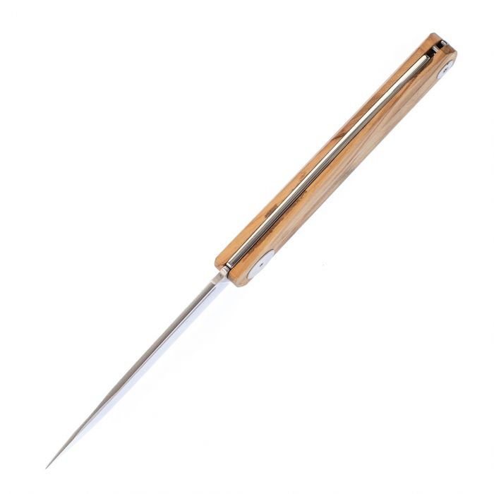 Складной нож RealSteel G-Slip Black, сталь VG-10, рукоять Olive Wood