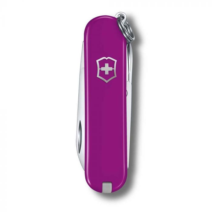 Нож Victorinox Classic SD Colors, Tasty Grape (0.6223.52G) пурпурный, 7 функций 58мм