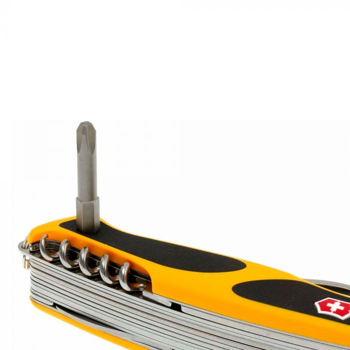 Нож перочинный Victorinox RangerGrip Boatsman, сталь X55CrMo14, рукоять Нейлон Cordura, жёлто-чёрный